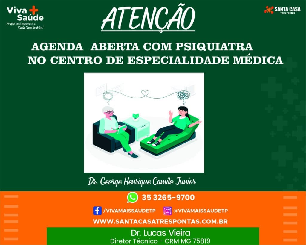 agenda aberta psiquiatra